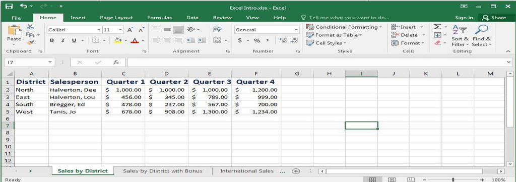 Ideally, Excel automatically widens a column or row. If it doesn t, users can do so manually. 1. Position the cursor between a column or a row heading. The cursor appears as [column] or [row]. 2.