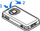 Insert SIM card and battery Insert SIM card and battery A USIM card is an enhanced version of the SIM card and is supported by UMTS mobile phones.