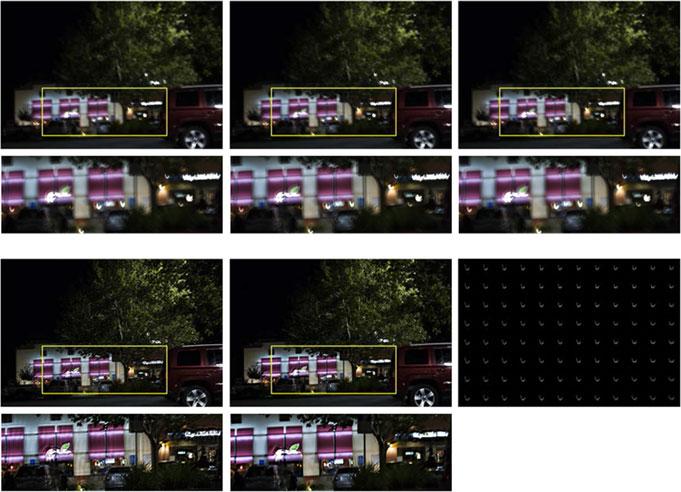 Quantitative comparison on the synthetic dataset of non-uniform blurred images.