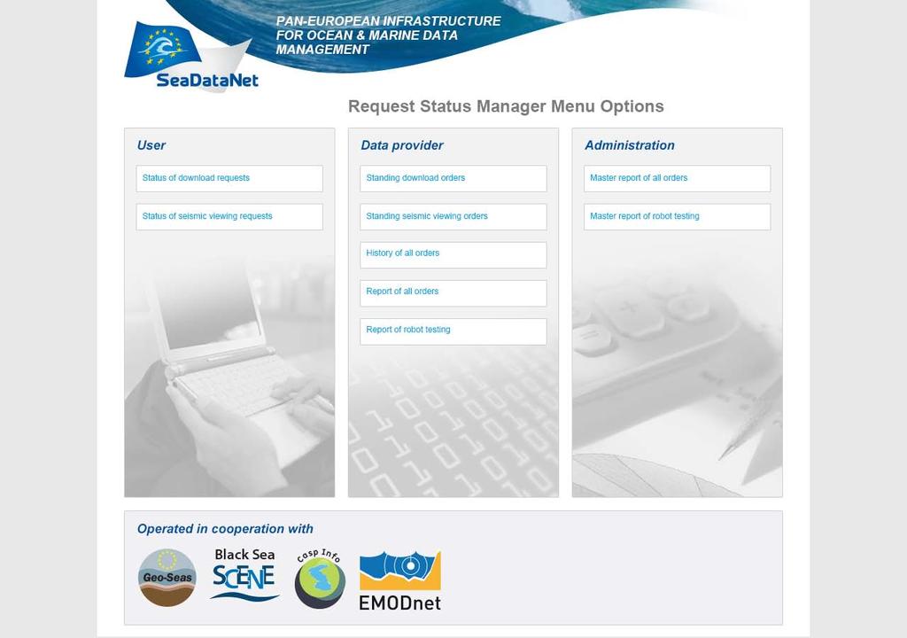CDI Search and Shopping Dialogue at the Request Status Manager