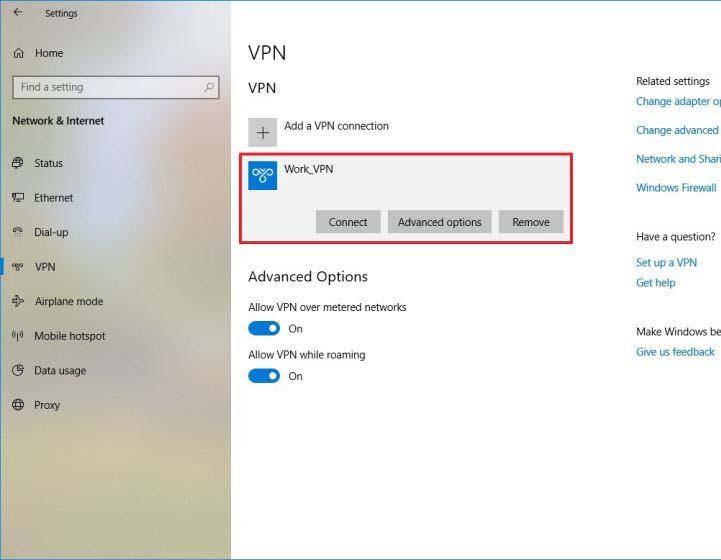 Windows 10 remote connection using VPN While there are many solutions to allow users to connect remotely to a private network using a VPN connection, you can set up your own server with the tools