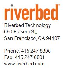 2018 Riverbed Technology, Inc. All rights reserved. Riverbed, SteelConnect, SteelCentral, SteelHead, and SteelFusion are all trademarks or registered trademarks of Riverbed Technology, Inc.