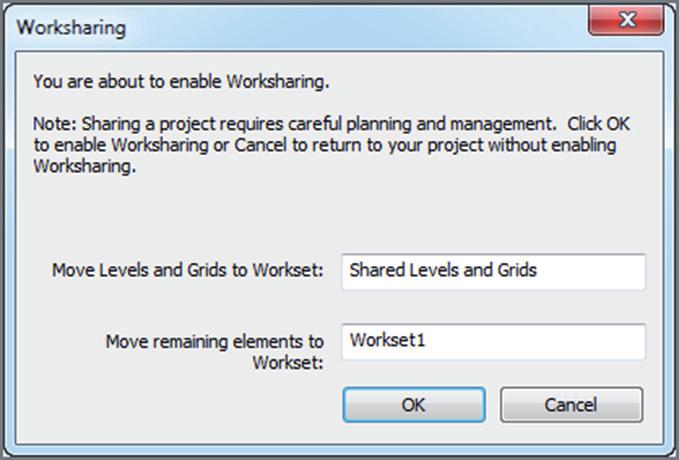 To enable worksets and start the worksharing process, follow these steps: 1. Open the NER-BC8.rvt file. 2.