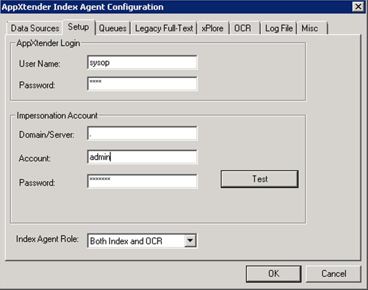 Configuring AppXtender Index Agent To allow the processing of documents from other data sources: 1.