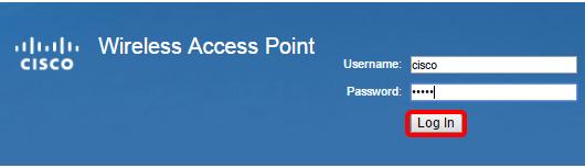 here. Note: The default username and password of the default user for Cisco Access Points is cisco/cisco.