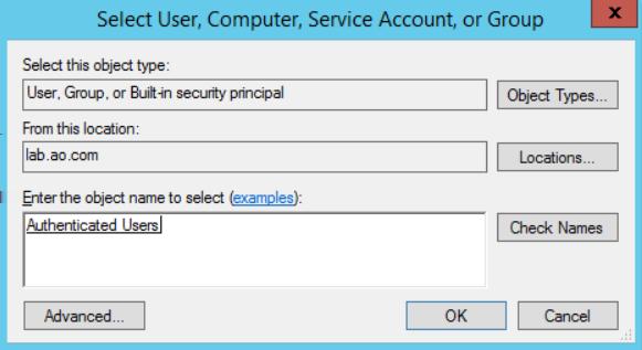 Installing the NetBackup Add-in for SCVMM Installation message regarding localized environments 18 6 Enter Authenticated Users, and click OK. 7 To close each properties dialog, click OK.