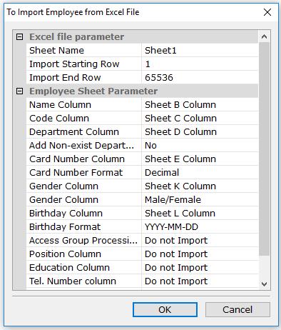 The content of each imported from a spreadsheet cell in terms of data format must be compatible with the template such as date format or format card numbers.