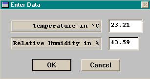 The Humidity Delta check may be enabled or disabled by choosing the Humidity Delta checkbox. If a check appears in the checkbox, as shown in Figure 10 above, the Humidity Delta check is enabled.