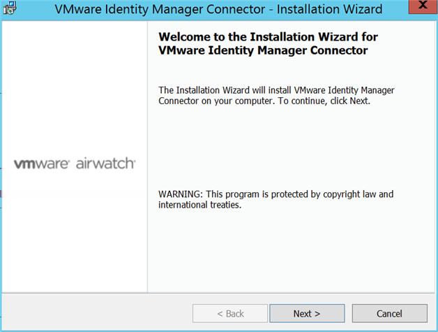 If you plan to integrate Horizon View with VMware Identity Manager and want to use the Perform Directory Sync or Configuring 5.