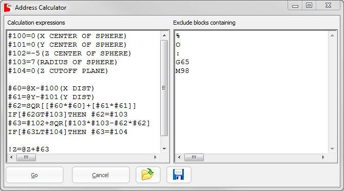 Menus Address Calculator The address calculator is a tool that allows you to create custom program translations.
