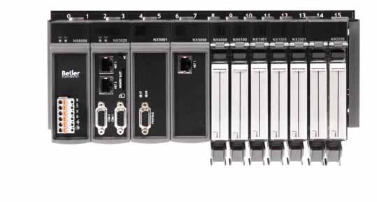 Just a few components give you powerful versatility Backplane rack Compact outside yet complex inside, the Nexto modular PLC delivers the complete solution where just a few components can satisfy