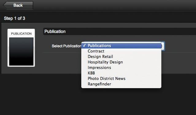 1 Step 2 Select the desired publication from the drop down menu.