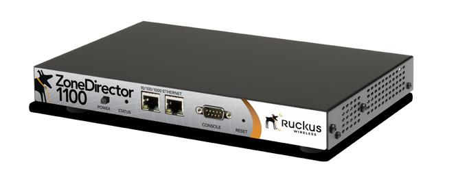 The Ruckus ZoneDirector is ideal for small businesses that require a robust and secure WLAN that can be easily deployed, centrally managed and automatically tuned.