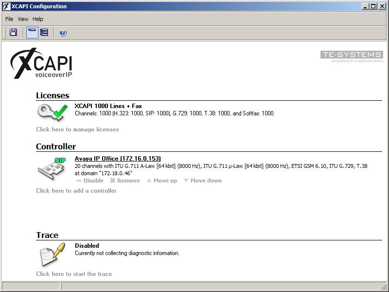 Page 7 The controller you ve just created now will appear on the main page of the XCAPI configuration.