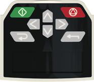 Figure 11-18 Menu 8 logic (Remote Keypad RTC) Keypad Run Button State 08.041 Keypad Run Button Invert/Toggle 08.051 Keypad Run Button Destination 08.061 Any unprotected bit Run button??.??? 00.