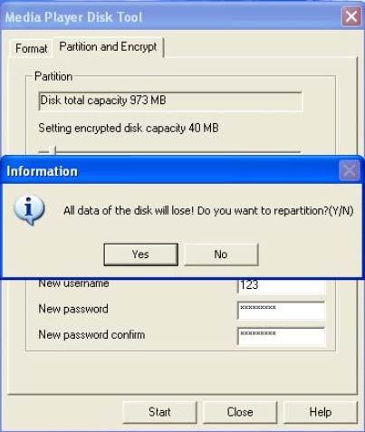 4. After a restart you will find two disks (only one disk can be seen on Windows 2K SP4 or prior), click on the encrypted disk (the second one) as