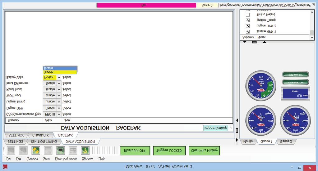 INSTALLATION INSTRUCTIONS 13 OPEN A DATA FILE To open a data file after a pass, click on Data Acquisition on the top menu bar of the View screen and select Recordings (Figure 17).