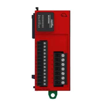 Product datasheet Characteristics TM3SAF5R SAFETY MODULE FOR PLC TM2xx, 1 FUNCTION, CAT4, SCREW TERMINALS Complementary Main Range of product Product or component type Device short name Safety module