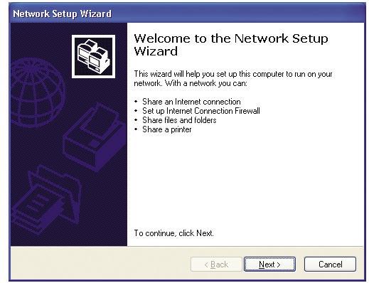 Networking Basics Using the Network Setup Wizard in Windows XP In this section you will learn how to establish a network at home or work, using Microsoft Windows XP.