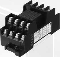 This relaysand-terminal module is ideal for interfacing electronic control devices (such as PLCs or photoelectric sensors) with output devices (such as solenoid valves and magnetic contactors).
