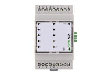 Digital input module GSM-PRO-10DI Circuit diagram 10 digital inputs 24 V One status LED per input Type GSM-PRO-10DI Cat. no. 16375.