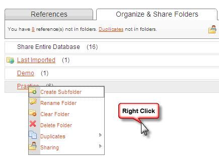 Check for duplicates in specific folder Share folder Section 10: Using Write-N-Cite to Insert References and Create a Bibliography Write-N-Cite is a utility