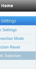 Settings Do not modify any settings unless instructed by your service provider.