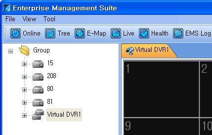 The Virtual DVR behaves in the same way a DVR would, except for the warning notifications. 2) Virtual DVR Monitoring A VDVR behaves exactly the same as a physical DVR/NVR when observing the live feed.