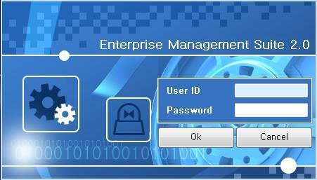 III. EXECUTING EMS 2.0 1. Double click icon and you will see the login window as below.