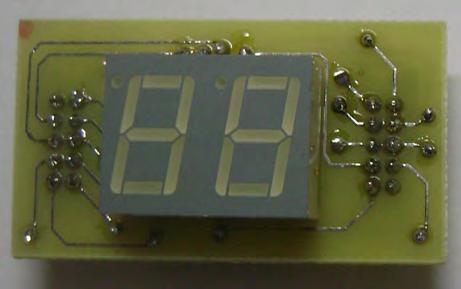 Step 10 - Make displays Place the seven segment displays and connectors on boards.