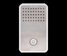 EXTERNAL UNITS EMERGENCY PANELS 3460EA AUDIO ENTRANCE PANEL FOR EMERGENCY CALLS. VIP SYSTEM Stainless steel panel with a single call button and indicator LEDs for call forwarded and call answered.