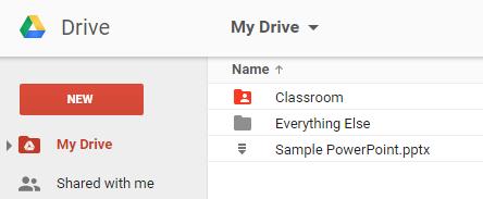 Navigate to your Home Drive in webstorage. Right click on the document that you want to copy to your Google Drive.