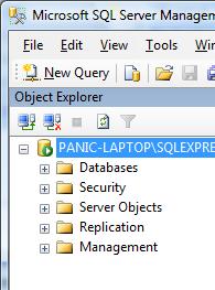 Object Explorer Object Explorer A component that provides a view of all