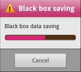 Data How to use 1-3. Black box saving 1. Press the Black box saving button from the Data menu. 2. Open and save the black box data.