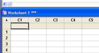 Introduction to Minitab 1 We begin by first starting Minitab. You may choose to either 1. click on the Minitab icon in the corner of your screen 2.