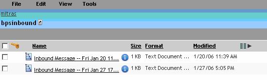 Fig 3 Expanding the root virtual document will show the attached file.