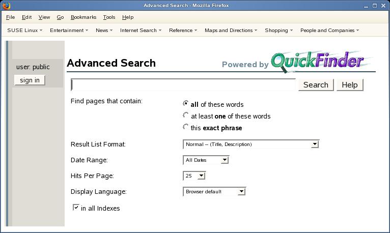 1Understanding Templates QuickFinder Server uses templates to generate search forms and search and print results as well as user feedback such as error or response messages.