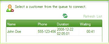 Customer Queue Support This is when the customer must wait for an available support representative before receiving support.