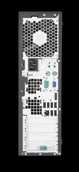 HP Compaq 6000/6005 Pro Business PC Feature Placement Small Form Factor (SFF) 1 2 3 4 5 6 7 8 9 10 Rear View 1. Power connection 2. Serial Port 3. RJ-45 (network) jack 4.