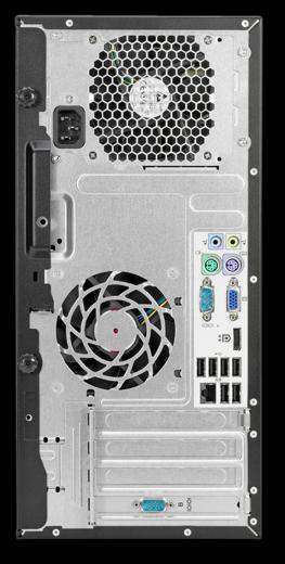 HP Compaq 6000/6005 Pro Business PC Microtower (MT) Feature Placement 1 2 3 5 6 7 8 9 Rear View 1. Power connection 2. Serial Port 3. RJ-45 (network) jack 4.