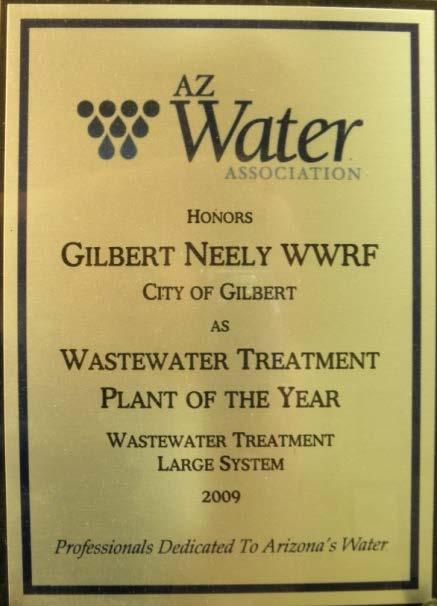 Supervisor of the Year (2002) Wastewater Treatment Plant