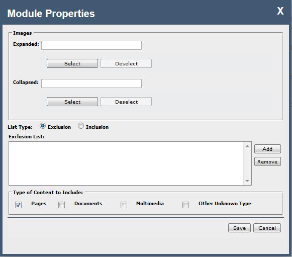 7. Click Insert. The Module Properties dialog box will appear. 8. Enter information in the available fields.