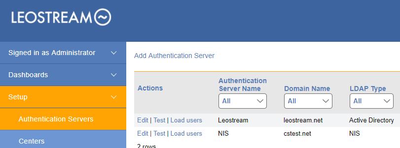 Chapter 4: Configuring the Connection Broker Step 1: Adding Authentication Servers Quick Start The Connection Broker can authenticate users in standard LDAP systems, such as Active Directory, or