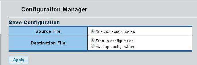configuration sequence becomes the startup configuration file, which is called configuration save.