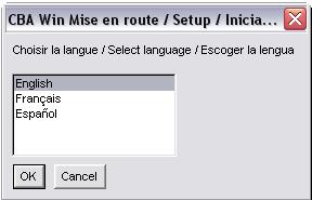 Step 5a Language configuration If you wish
