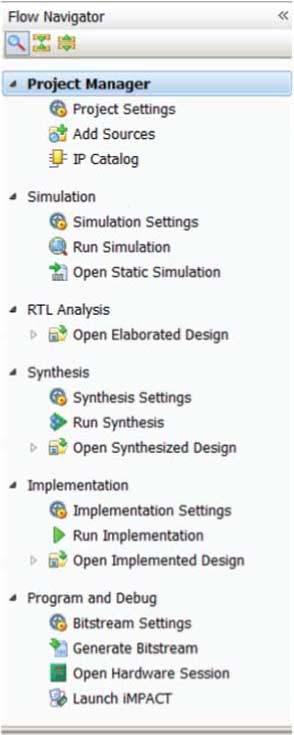 Navigator with an RTL Project Figure 3-5 illustrates the design flow using RTL sources as input