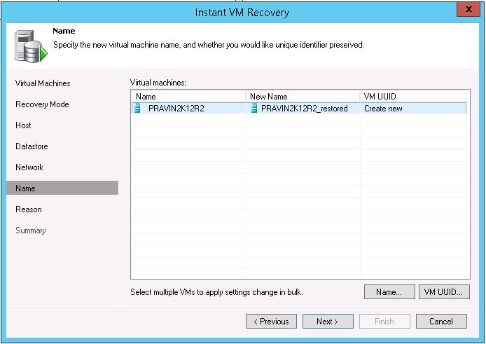 9. Select the Virtual Networks that map to each other between the original and new VM locations. 10.