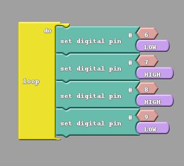 Go the second Set Digital Pin Panel and set the pin number to 7. 6.