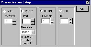 When you are finished, click OK. 4 When Using the Serial (RS-232) Interface 2.