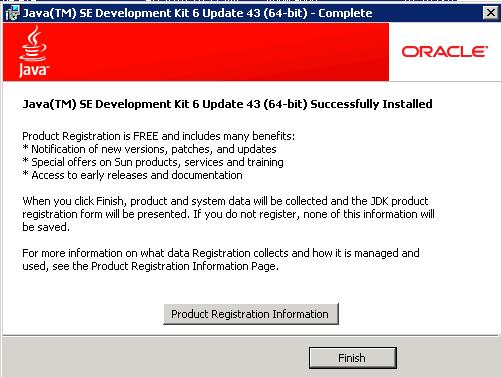 For example, $HOME/Oracle/Endeca/jdk1.6.0_43.